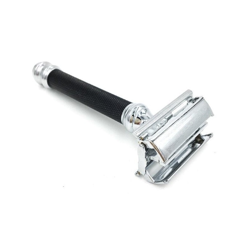 Parker 76R Butterfly Safety Razor + Blades - Black