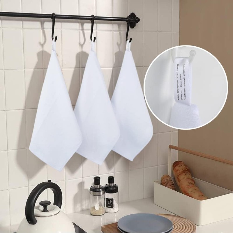Sinland Microfiber Cleaning Cloths Dish Cloth Absorbent Kitchen Lintless Cleaning