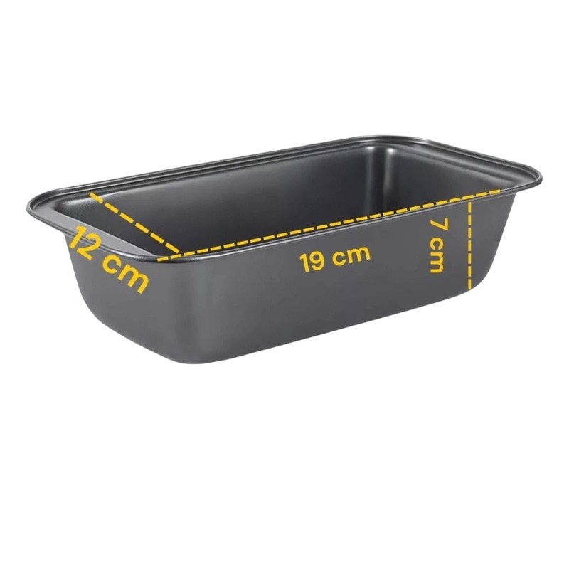 Moldes para Pan de Caja, 19 x 12 x 7