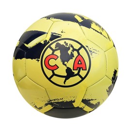 Icon Sports Club America Brush Regulation Size 5 Soccer Ball Color Yellow