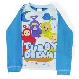 Get Wivvit Boys Teletubbies Tubby Dreams Dipsy Po Tinky Winky Pyjamas Sizes from 18 Months to 5 Years, 3-4 Years
