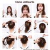 Red para Cabello 30Pcs, Red de Pelo Tejida, Malla Elástica