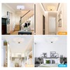 Lodstob 2-Light Flush Mount Ceiling Light Fixture, 12" Modern Close