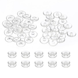 PATIKIL M5*20mm Plastic Binding Post, 24 Sets Plastic Chicago Screws Binding Screw Rivet Post Press-on Buckle for Leather Scrapbook Photo Albums, Transparent