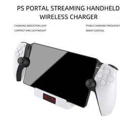 Redlution Wireless Intelligent Charger For The PS Portal Easy Installation And Convenient Use The MCU Intelligent Temperature Control Design Protects The Console Ensuring Worry Free Gaming Experiences