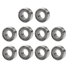 Pxyelec 5 x 10 x 4 mm Miniature Deep Groove Ball Bearing Skateboard Bearings MR105ZZ L-1050ZZ (Pack of 10)