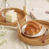 Interior Accessories Basket Rattan Handle Round Basket Set Rattan Basket Set