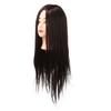 Hairdressing Mannequin Head 63cm Synthetic Fiber Head Styling Middle Part