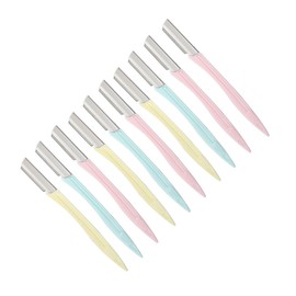 minkissy Makeup Tool Kit Eyebrow Shaver Trimmer Scraper Long Handle for Easy Use and Travel