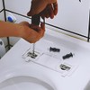 Universal Toilet Seat Blind Hole Fixing Kit - 4pcs Expanding