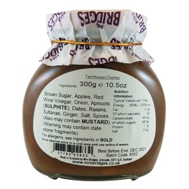 Mrs Bridges Farmhouse British Chutney, 10.5 Ounce