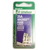 Littelfuse (MIC2025.VP) MICRO2 Clear 32V 25 Amp Blade Fuse, (Pack of 5)