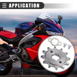 Motoforti Universal Motorcycle 520 Style 12T Teeth 20mm ID Front Sprocket