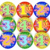 144 1st 2nd 3rd 4th Place Sports Day Star Stickers