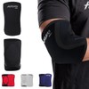 Hustlers Only Elbow Sleeves Weightlifting 5mm Neoprene Compression Elbow Support