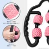 AngeliqueShop 360°回転マッサージローラー 軽量 (ブルー)