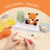 Jmuiiu Animal Crochet Kit,Crochet Starter Kit,Starter Pack 4 Cute Pattern