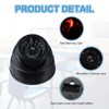 PATIKIL 4 Pcs Fake Security Camera Dummy Dome Camera with