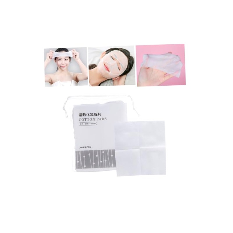 Almohadillas Faciales Elásticas, Desechables Aplicar Tónico, Adecuado para Uso Diario