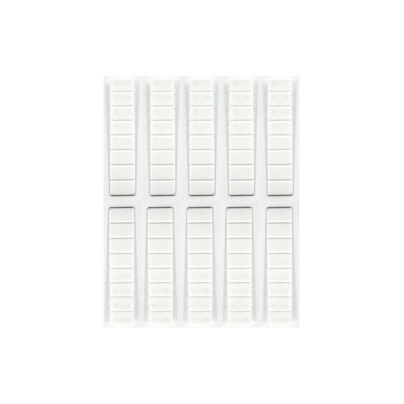 S&S-Shop 40 Furniture Wedges Made of Plastic – White –