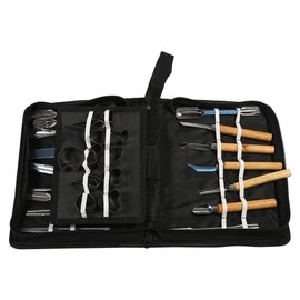 Culinary Portable Size Tool Set Fruit Plants Fruit Garrison Food Exfoliating Size Tool Kit with Bag, 46 Pieces