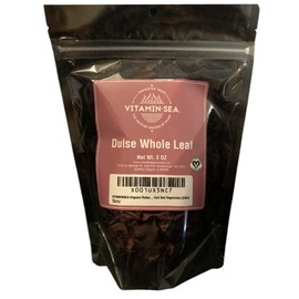 VITAMINSEA Dulse Seaweed | Vegan Certified Wild Atlantic Seaweed | Perfect for Snacking, Seasoning, Soups & Salads | Rich in Protein, Iodine, Iron, Vitamins A, C, D, E & More | Whole Leaf (8 OZ)