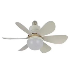 Fan with Light and Remote Control E27 Screw White Light, Ceiling Fan Lights