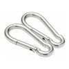 Pacal Bandola Gancho Mosqueton Aluminio Camping Llavero 2 Piezas