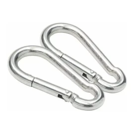 Pacal Bandola Gancho Mosqueton Aluminio Camping Llavero 2 Piezas