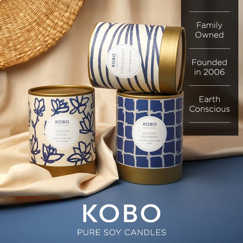 KOBO Garden Stroll Scented Candle (11 oz) | Coastal Collection,