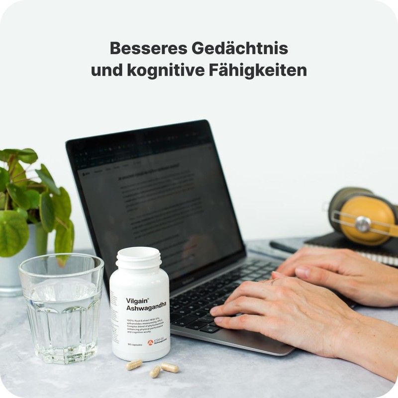Vilgain Ashwagandha | Effective Extract KSM-66 | Anti-Stress Effect |