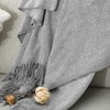 GINAMUSE Chenille Throw Blanket for Couch with Tassels,50"X60" Soft Lightweight