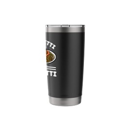 Cute Spaghetti Art For Men Women Meatballs Pasta Lover Stainless Steel Insulated Tumbler