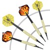 HRLORK 3 Packs Plastic Soft Tip Purple Aluminium Shafts with