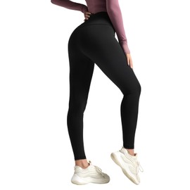 YCJMEIZZAO High Waisted Butt Lifting Gym Workout Leggings Buttery Soft Workout Athletic Lounge Yoga Pants for Women (US, Alpha, X-Large, Regular, Long, 1, Cream-Coloured)