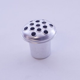 Grave VASE Container Silver 10X10