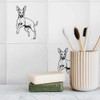 'Cornish Rex Cat' 108mm Square Ceramic Tile (TD00028314)