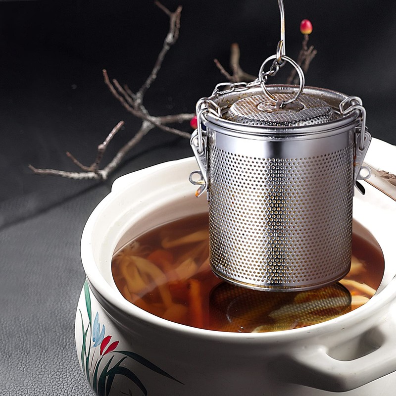 zalati Spice Strainer 1.3L Food Strainer Spice Filter Stainless Steel