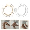 COLLBATH Fashion Women Anklets Metal Anklet Shimmering Diamonds for Beach