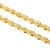 Dilwe Bicycle Chain 11 Speed Gold Hollow Bicycle Chain Gear