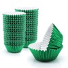 Green Foil Cupcake Liners,GOLF Standard Size Green Foil Cupcake Liners