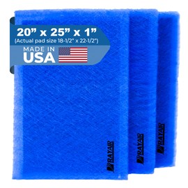 RAYAIR SUPPLY 20x25 Replacement Filter Pads Designed to Fit MicroPower Guard Air Cleaner 20x25 Refills (3 Pack) BLUE