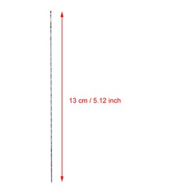 12PCS Scroll Saw Blades, Wood Saw Blades, Spiral Teeth Wood Metal Plastic Cutting High Carbon Steel, 5.12 Inch, for Wood Metal Plastic Cutting Sawing Carve (1# Saw Blade)