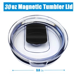 32 oz Tumbler Lid for Yeti Lids, 30 oz Replacement for YETI Lid, Compatible Splash Resistant 32 oz Straw Mug with 4 Silicon Rubber Gaskets O-Ring (2 Pack)