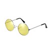 Lennon Style Yellow Flat Lens Round Retro Classic Sunglasses Vintage