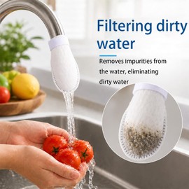 BOXOB 50uds Grifo Filtro Bolsas para Cocina Fregadero & 10 Correas