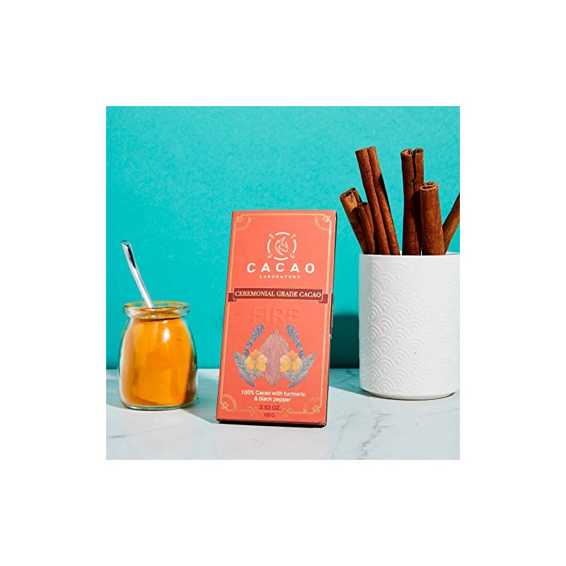 Single-Origin Ceremonial Cacao | Fire Blend: 100% ceremonial-grade cacao with