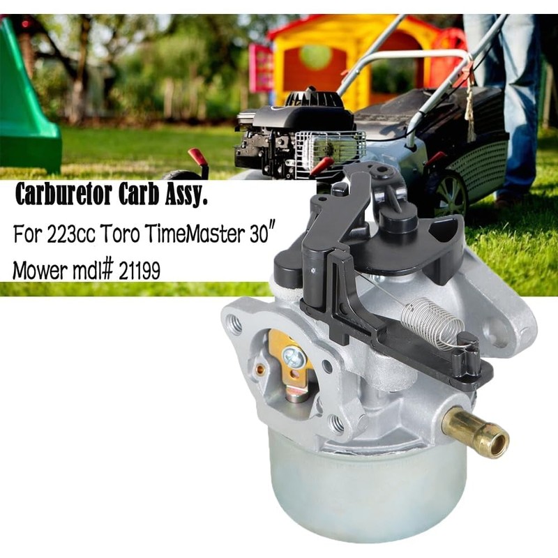 IBVIBV Carburetor Carb Assembly Compatible with 223cc Toro TimeMaster 30"