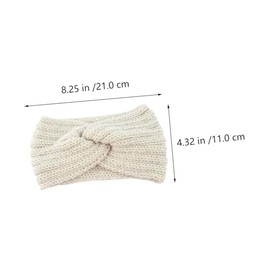 4 Piezas Diademas Tejidas Para Cabello Mujer Banda Ancha Antideslizante Cálida Protección De Orejas Para Actividades Al Aire Libre Invierno