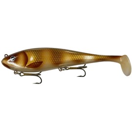 Musky Innovations Regular Swimmin' Dawg 8" Swimbait Musky Lure Bait Paddle Tail (Walleye)